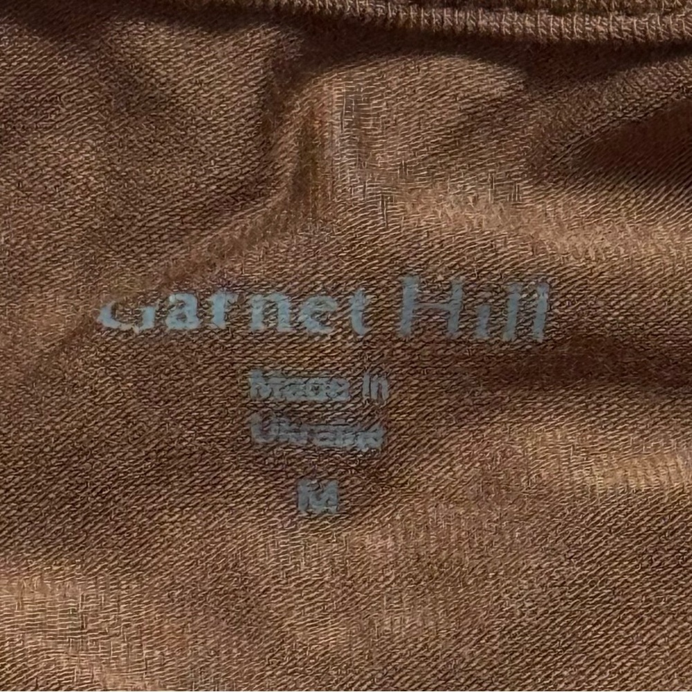 Garnet Hill Easy‎ Wrap Knit Dress Brown Comfort Chic Capsule Stretch M - Picture 9 of 13
